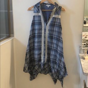 Soieblu medium collared dress with lace